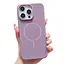 Чехол для iPhone 16e с MagSafe, защитный, глянцевый, с мягкой подкладкой, фиолетовый - миниатюра 4