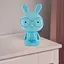Світильник-нічник Kite LED з акумулятором Bunny блакитний (K24-490-1-3) - мініатюра 4