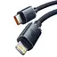 Кабель Baseus Lightning USB-C to Lightning Crystal Shine 20W 1.2m Black (CAJY000201) - мініатюра 4