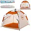 Намет автоматичний, каркасний, вхід-застібка, 2 вікна - мініатюра 1