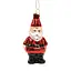 Елочное украшение "Санта в красном" 5,4*4,2*11 см, YQ1408430 - миниатюра 1