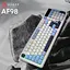 Клавіатура ігрова дротова Ajazz AF-GB-98 USB White-Blue - мініатюра 5
