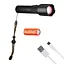 Ліхтарик Flashlight W508 Type-C / USB A 3000 mAh Чорний - мініатюра 3