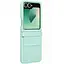 Кожаный чехол Epik Leather Case AAA для Samsung Galaxy Z Flip6 Turquoise - миниатюра 2