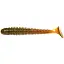 Силикон Crazy Fish Vibro Worm 3.4" #10 кальмар (5 шт/уп) - миниатюра 1