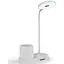 Настільна LED лампа з гнучкою ніжкою та утримувачем сенсорне керування USB-живлення Білий - мініатюра 1