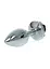 Металева анальна пробка Boss Jewellery Silver Plug Rose 9 см (чорний) - мініатюра 5