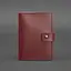 Шкіряна обкладинка для паспорта 5.0 (з віконцем) бордова Краст - мініатюра 6
