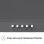Вытяжка купольная Perfelli K 6402 SG 850 LED - миниатюра 4