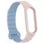 Ремешок Dual-color Magnetic для Xiaomi Mi Band 9/8/10 Light Pink / Lilac Blue - миниатюра 3