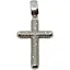 Срібний хрест Харківська ювелірна фабрика з фіанітами. 500090-КРР - мініатюра 1