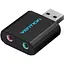 Звуковая карта Vention USB Audio USB - 2х3,5 мм jack Metal (VAB-S17-B) - миниатюра 1
