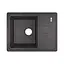 Кухонная мойка Lidz 620x435/200 BLA-03 (LIDZBLA03620435200), Черный - миниатюра 1
