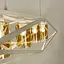 Підвісна люстра в білому корпусі з янтарними плафонами Line.F 12172/4 - мініатюра 2