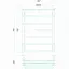 Рушникосушка водяна Deffi Юність П7 500х700 мм нижнє підключення 30412 - мініатюра 2