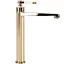 Смеситель для умывальника Rea Monaco gold высокий REA-B2502 Золотой - миниатюра 5