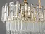 Ексклюзивна, розкішна кришталева люстра овал, 12 ламп, золото - мініатюра 4