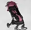Прогулянкова дитяча коляска Joy Comfort L-30201 (фіолетова) зі сталевою рамою, футкавером та підсклянником - мініатюра 3