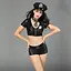 Еротичний костюм поліцейської JSY Чарівна Бонні One Size Black - мініатюра 3