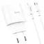 Мережевий зарядний пристрій Hoco C95A Lineal PD20W+QC3.0 + Cable USB-C to Lightning White (757326) [76051] - мініатюра 3