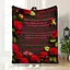 Плед плюшевий 3D з побажаннями з днем народження для дружини Кохана моя 160х200 см - мініатюра 1