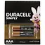 Батарейка AAA (LR03), щелочная, Duracell Duralock Basic, 2 шт, 1.5V, Blister (MN2400 2BL) - миниатюра 1