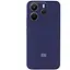 Чохол Lakshmi Silicone Cover Full Camera (AA) with logo для Xiaomi Redmi Note 14 4G (Int. version) Синій / Midnight blue - мініатюра 1