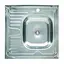 Кухонная мойка из нержавеющей стали Platinum 6060 R (0,4/120 мм), Нержавеющая сталь - миниатюра 1