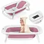 Складана ванна Lionelo Baby Bubble з термометром Pink Magnolia (LOC-BABY BUBBLE PINK MAGNOLIA) - мініатюра 2
