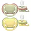 Пустышка Philips Avent Ultra Air 18+ мес. 2 шт. желтая с зеленым (SCF349/50) - миниатюра 1