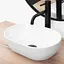 Умивальник Rea Amelia mini white накладний REA-U3322, Білий - мініатюра 4