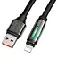Дата кабель Hoco U136 Prize USB to Lightning 2.4A (1.2m) Black - мініатюра 2