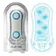 Мастурбатор Tenga Flip Orb Blue Rush голубой - миниатюра 6