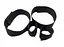 BDSM фіксатори для рук і ніг 'Black Bondage' Чорний K000428 - мініатюра 1