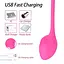 Смарт-виброяйцо для клитора и точки G для женщин 10 режимов фиолетовое - миниатюра 3