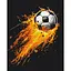 Картина за номерами на підрамнику Brushme Вогняний гол - мініатюра 1
