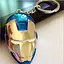 Брелок GeekLand Залізна людина голова синя Iron Man IM 10.15.876 - мініатюра 3