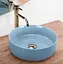 Умивальник Rea Sami blue shiny накладний REA-U6619, Синий - мініатюра 3
