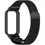 Ремінець DK для Xiaomi Mi Smart Band 9 Active Metal Milanese Loop Magnetic (018854) (black) - мініатюра 2