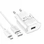 МЗП Hoco C109A Fighter QC3.0 18W (1USB-A) + кабель USB to MicroUSB White - мініатюра 5