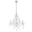 Люстра свеча Brille подвесная хрустальная в холле E14 40W WH (BCL-678S/5) - миниатюра 6