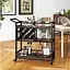 Стеллаж Costway Carrito - кухонная тележка с баром в стиле Loft - миниатюра 4