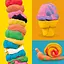 Набір пластиліну Hasbro Play-Doh Bright Rainbow 9 баночок (F7369_F7965) - мініатюра 5