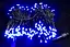 Світлодіодна гірлянда вулична на ялинку нитка з мерехтінням 20 метрів Синя 200 LED Laplandia від мережі каучуковий провід (B.01.7B.200.F+) - мініатюра 1
