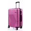 Чемодан Большой (L) Поликарбонат На 4-х Двойных Колесах 120Л POLO ПК014-L Розовый - миниатюра 1