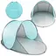 Намет пляжний 4FIZJO Pop-Up 195 x 120 см саморозкладний Grey/Mint (P-5905973401432) - мініатюра 1