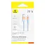 Дата кабель Baseus Discolor Series Fast Charging USB to Lightning 2.4A (1m) (P10374900) Galaxy Blue - мініатюра 8