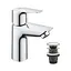 Смеситель для раковины Grohe QuickFix Start Edge S-Size 23898001 с донным клапаном Хром - миниатюра 1