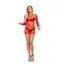 Міні-сукня відкрита та спокуслива S/M/L Червоний K0758-3 - мініатюра 1