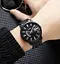 Чоловічий годинник Skmei 1985 на браслеті (Чорний з сріблястим) - мініатюра 7